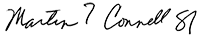 Fr. Connell Signature